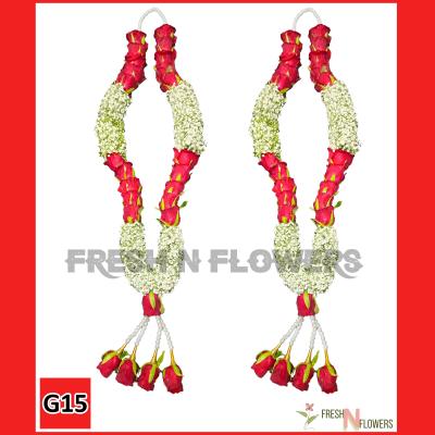 Gypsy Flower Garland with RosePetal – G15