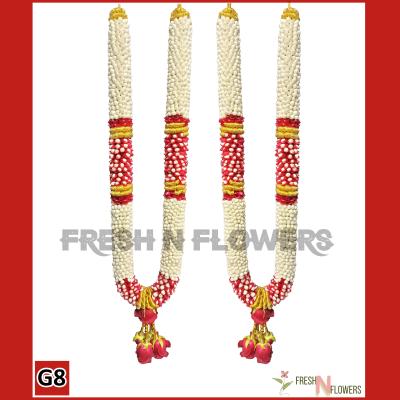 Jasmine Garland with RosePetal - G8